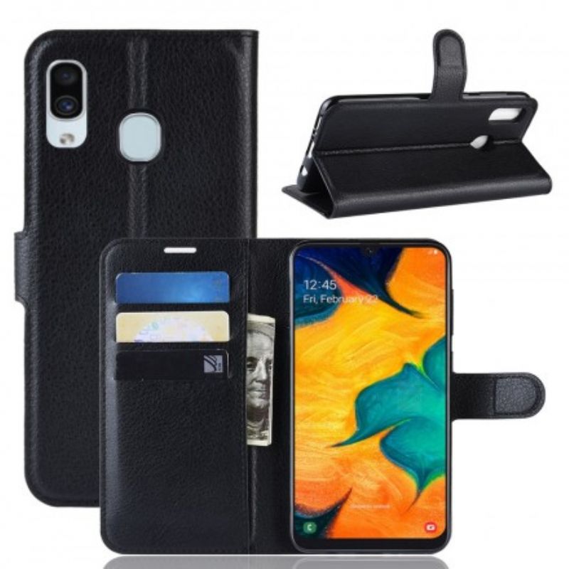 Kožené Puzdro Samsung Galaxy A30 Klasické