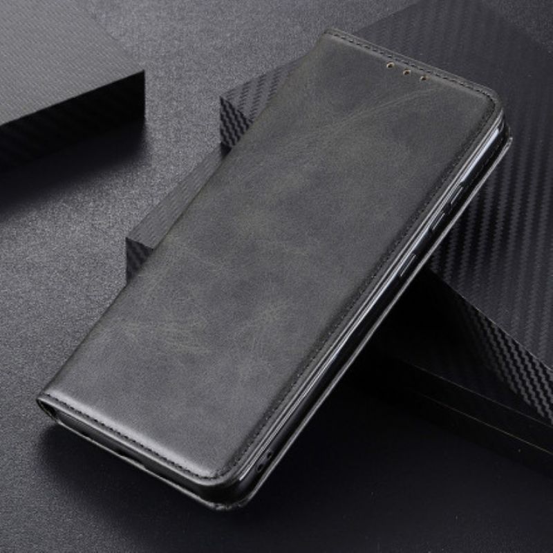 Flipové Puzdro Moto G60S Kožené Puzdro Matná Štiepaná Koža