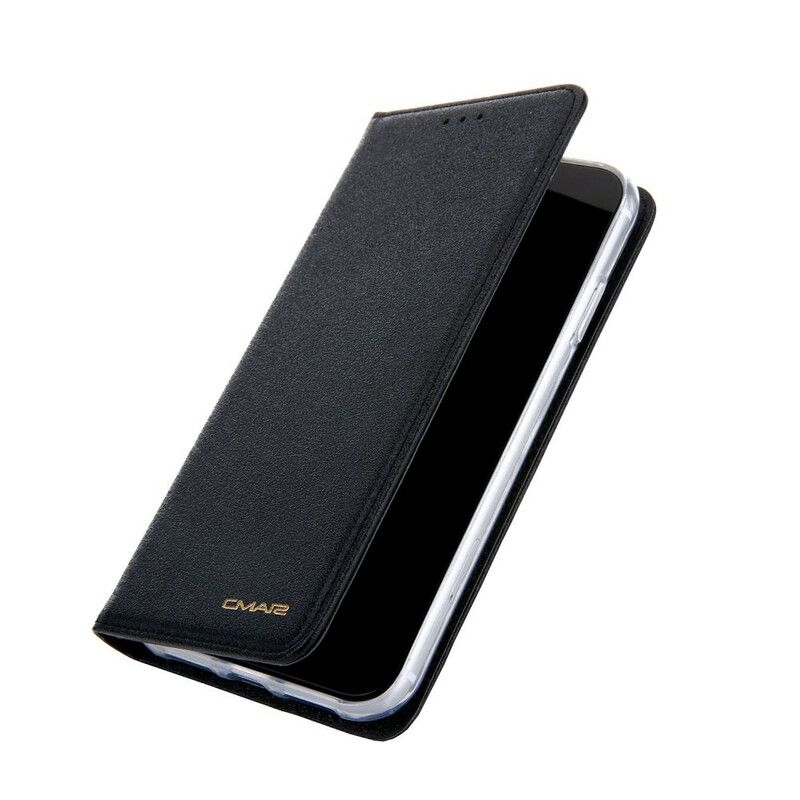 Flipové Puzdro iPhone 11 Kožené Puzdro Hodvábna Textúra S Efektom Kože