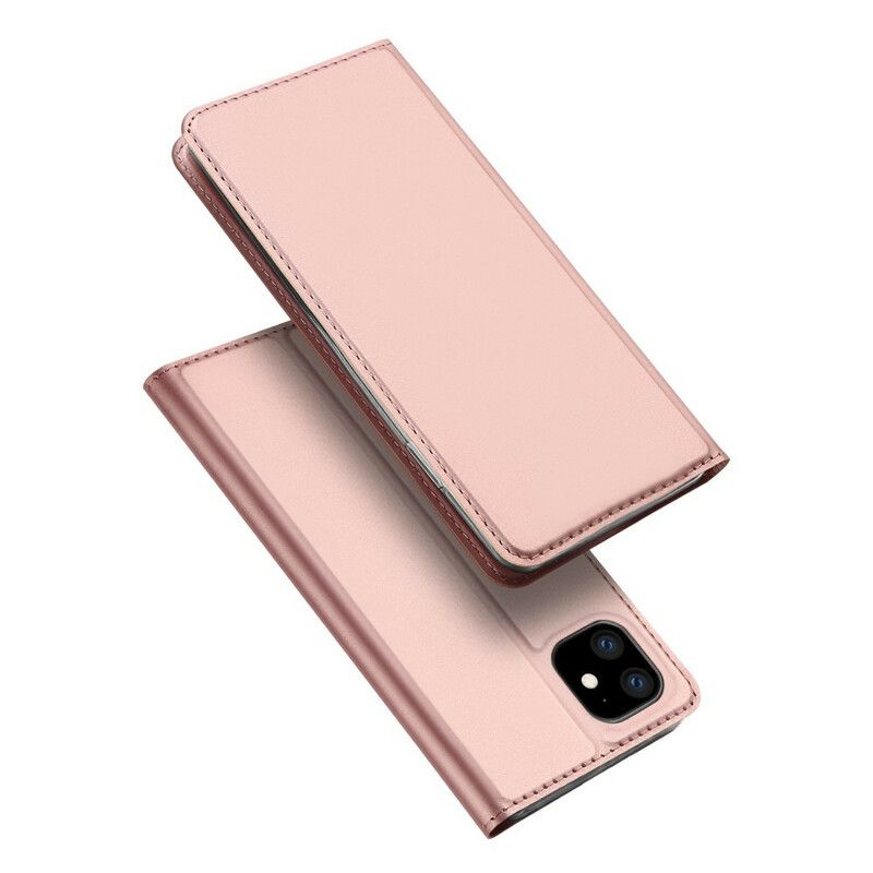 Flipové Puzdro iPhone 11 Kožené Puzdro Skin Pro Series Dux Ducis