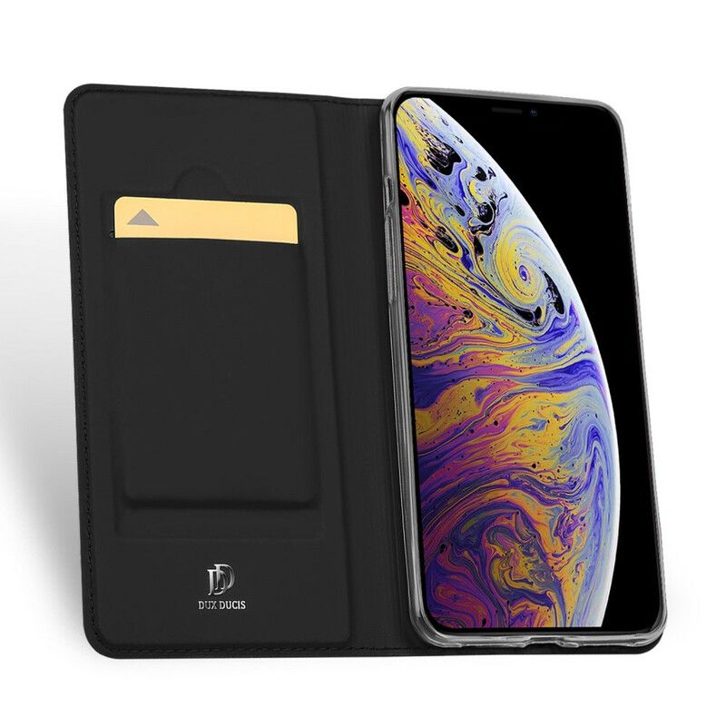 Flipové Puzdro iPhone 11 Kožené Puzdro Skin Pro Series Dux Ducis