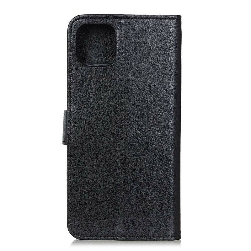 Kožené Puzdro iPhone 11 Umelá Koža Liči