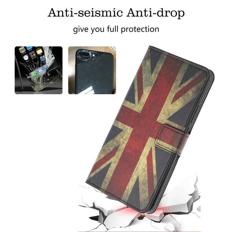 Kožené Puzdro iPhone 11 Vlajka Anglicka