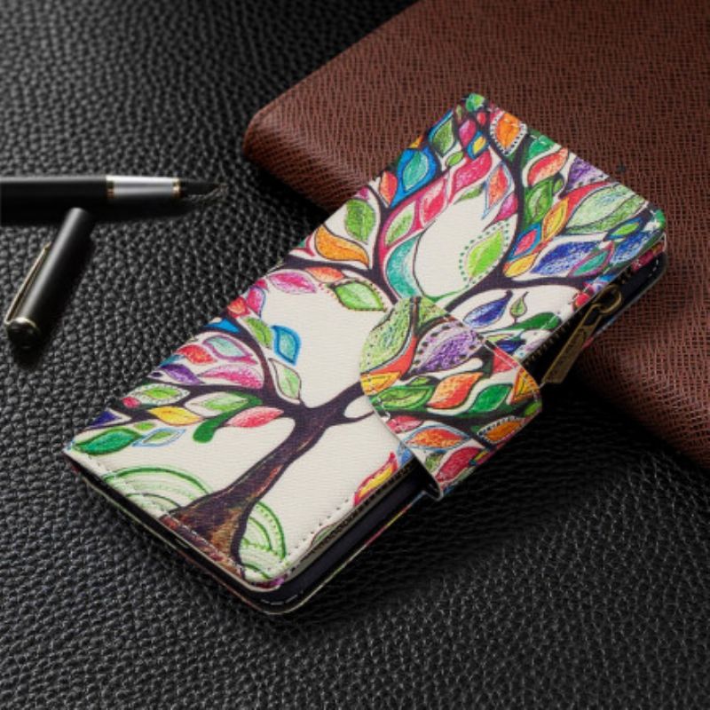 Kožené Puzdro iPhone 11 Vrecko Na Stromček Na Zips