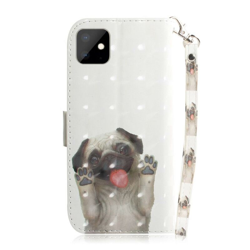 Peňaženkový Kryt iPhone 11 Love My Dog Tanga
