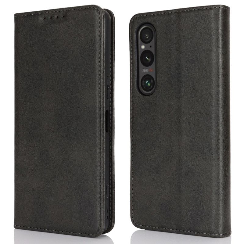 Kožené Puzdro Na Sony Xperia 1 Vi Štiepaná Koža