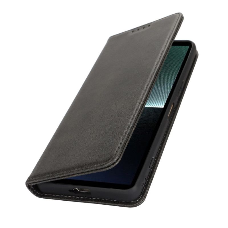 Kožené Puzdro Na Sony Xperia 1 Vi Štiepaná Koža