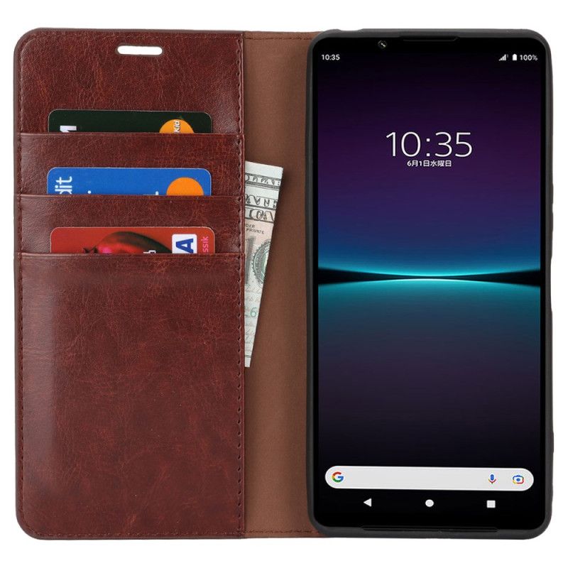 Kožené Puzdro Sony Xperia 1 Vi Koža