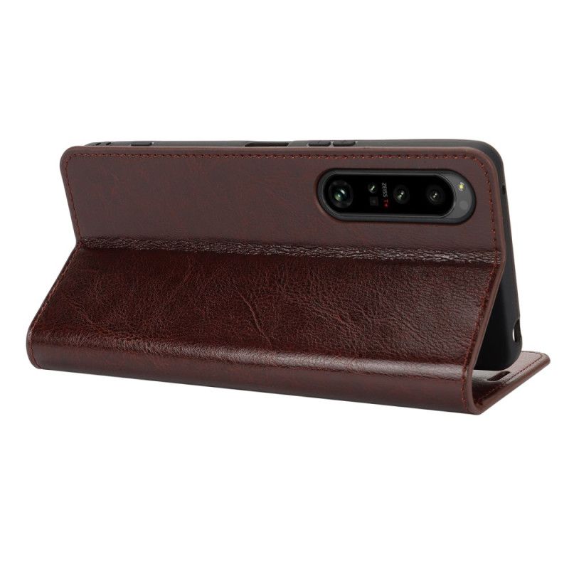 Kožené Puzdro Sony Xperia 1 Vi Koža