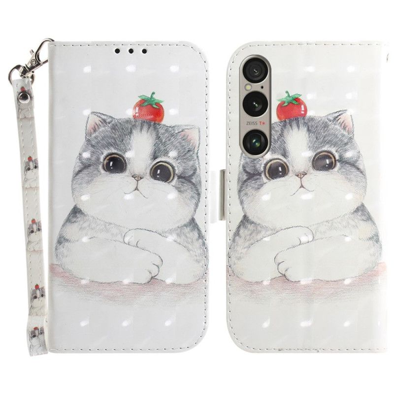 Kožené Puzdro Sony Xperia 1 Vi Kryt Na Mobil Tangá Cat