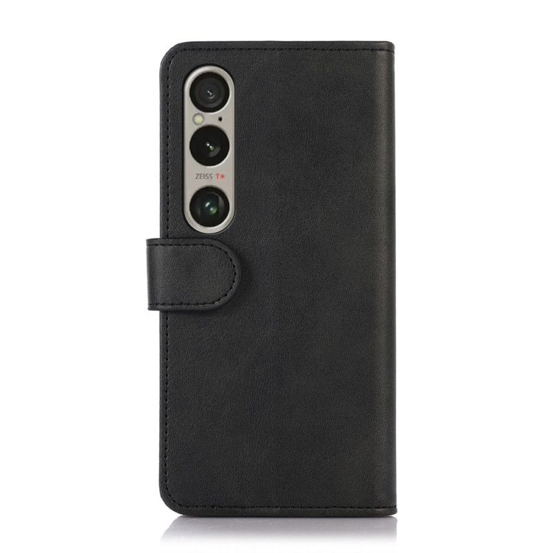 Puzdro Na Sony Xperia 1 Vi Kožený Efekt