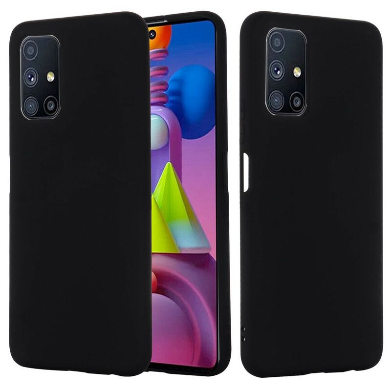 Kryt Samsung Galaxy M51 Tekutý Silikón So Šnúrkou