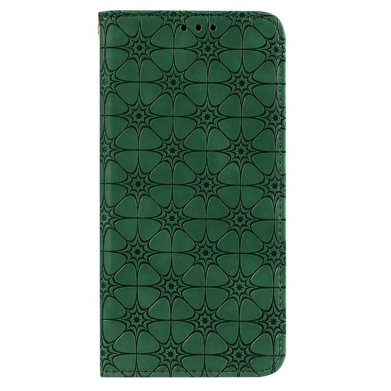 Flipové Puzdro Huawei P40 Lite 5G Kožené Puzdro Tlač Hviezd