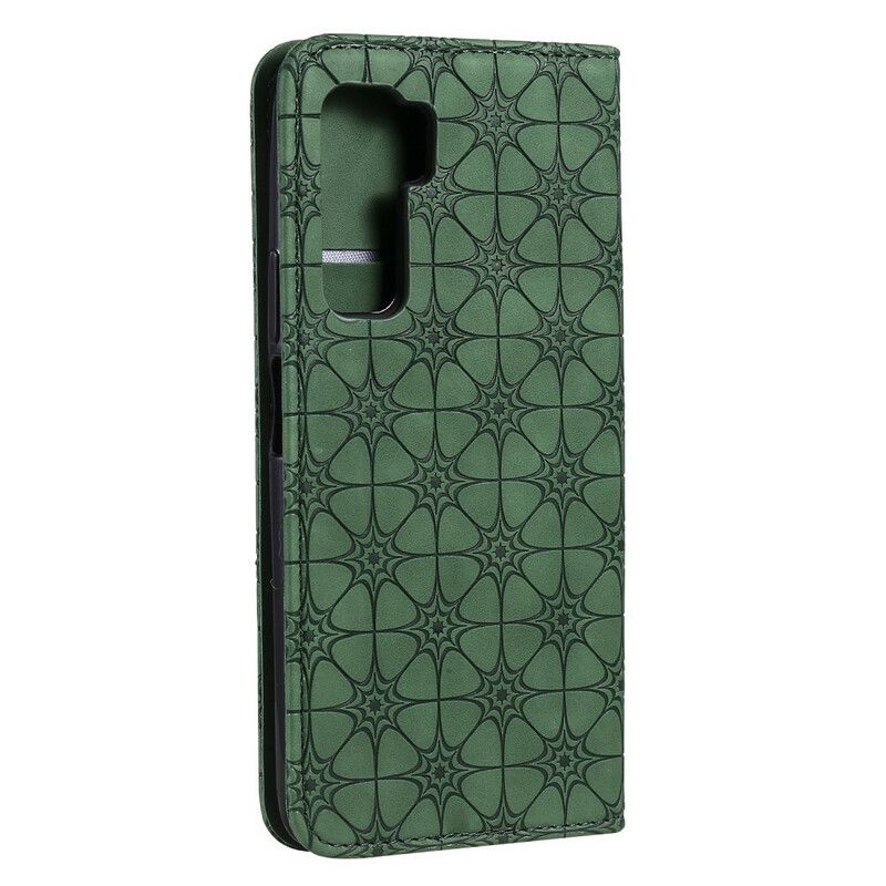 Flipové Puzdro Huawei P40 Lite 5G Kožené Puzdro Tlač Hviezd