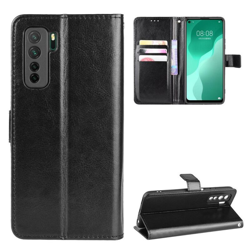 Peňaženkový Kryt Huawei P40 Lite 5G Krikľavá Umelá Koža