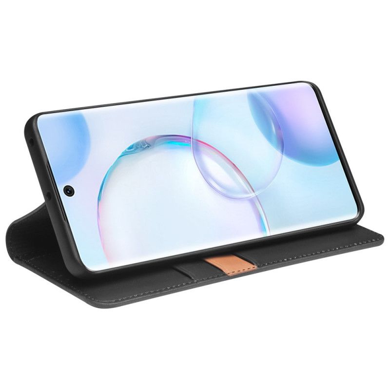 Flipové Puzdro Huawei Nova 9 Kožené Puzdro Pravá Koža Qialino