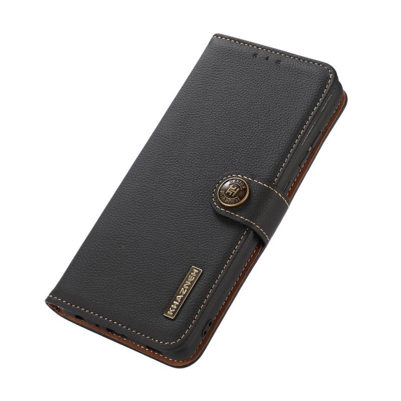 Kožené Puzdro Huawei Nova 9 Khazneh Rfid Pravá Koža