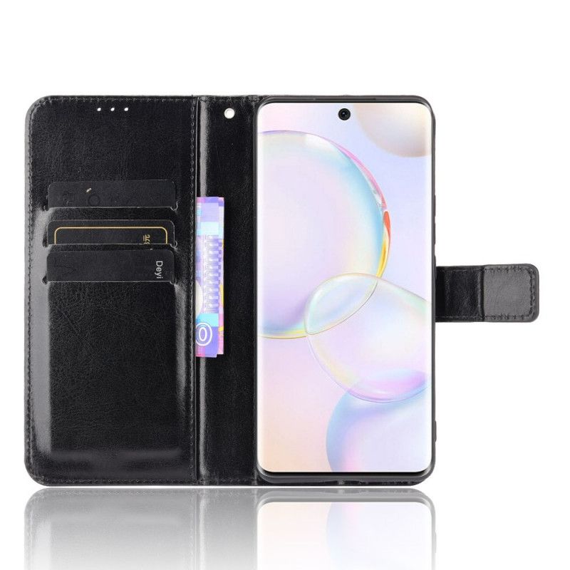 Kožené Puzdro Huawei Nova 9 Krikľavá Umelá Koža