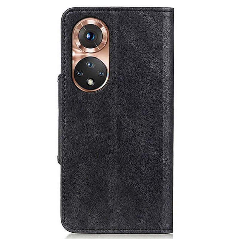 Kožené Puzdro Huawei Nova 9 Vintage Umelá Koža A Gombík