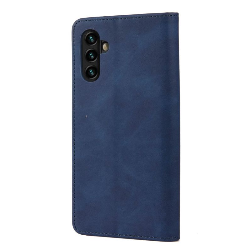Flipové Puzdro Samsung Galaxy A13 5G / A04s Kožené Puzdro Dvojfarebný Biznis Kožený Efekt
