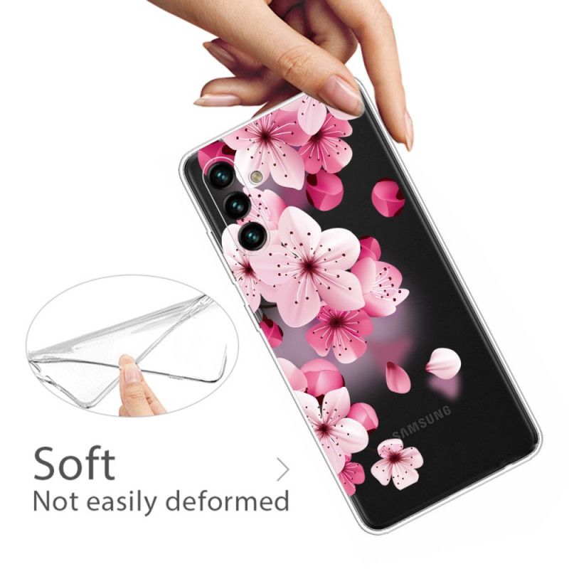 Kryt Samsung Galaxy A13 5G / A04s Malé Ružové Kvety