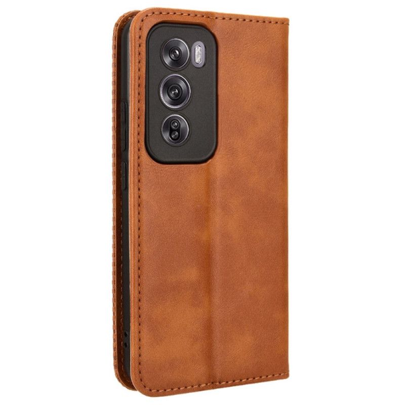 Flipové Puzdro Oppo Reno 12 5g Kryt Na Mobil Vintage Frieze