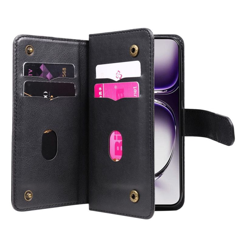 Kožené Puzdro Oppo Reno 12 5g 10 Držiteľov Kariet