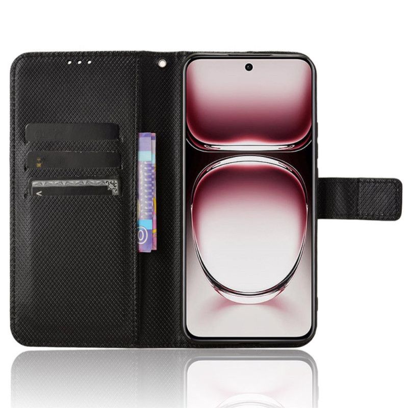 Kožené Puzdro Oppo Reno 12 5g Kryt Na Mobil Popruhové Body