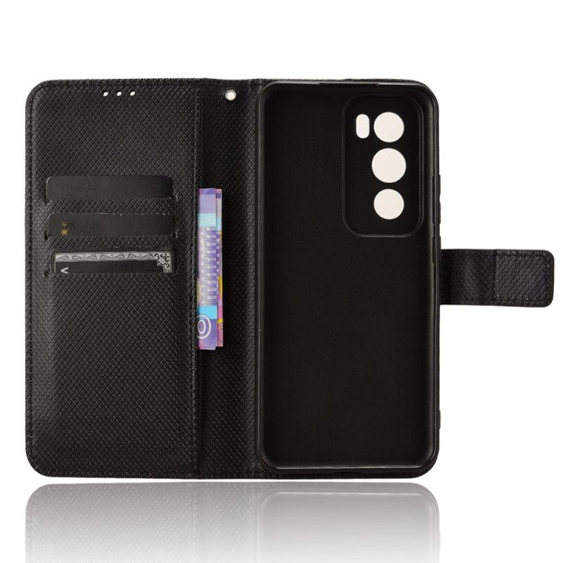 Kožené Puzdro Oppo Reno 12 5g Kryt Na Mobil Popruhové Body