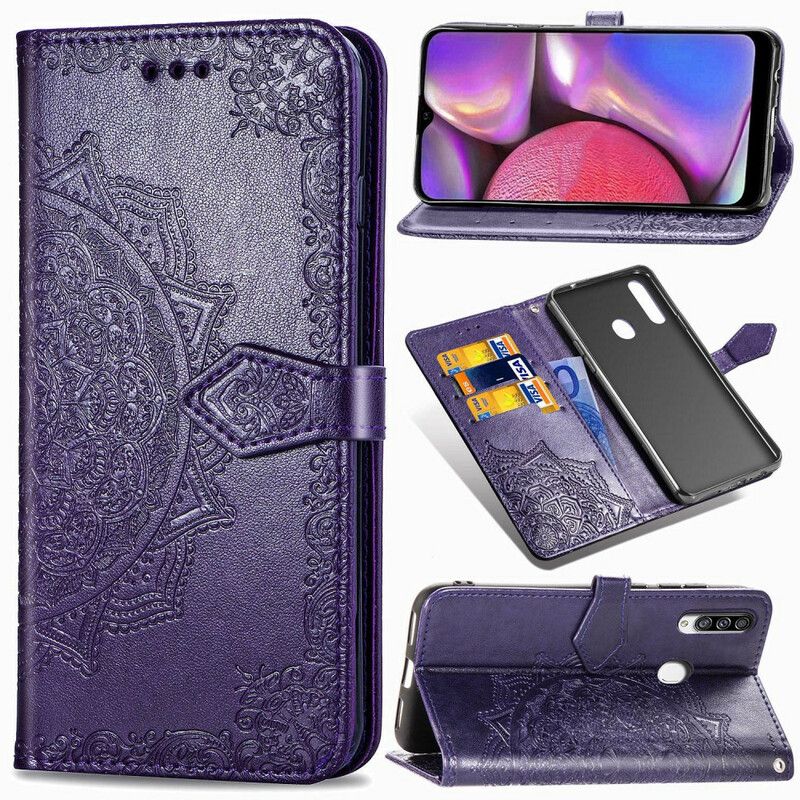 Kožené Puzdro Samsung Galaxy A20s Mandala V Stredoveku