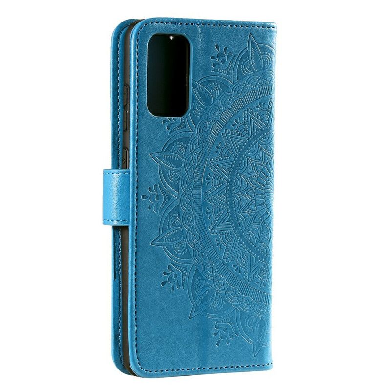 Kožené Puzdro Samsung Galaxy A20s Slnečná Mandala