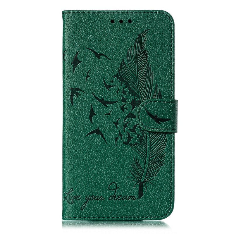 Kožené Puzdro Samsung Galaxy A20s Umelá Koža Ži Svoj Sen