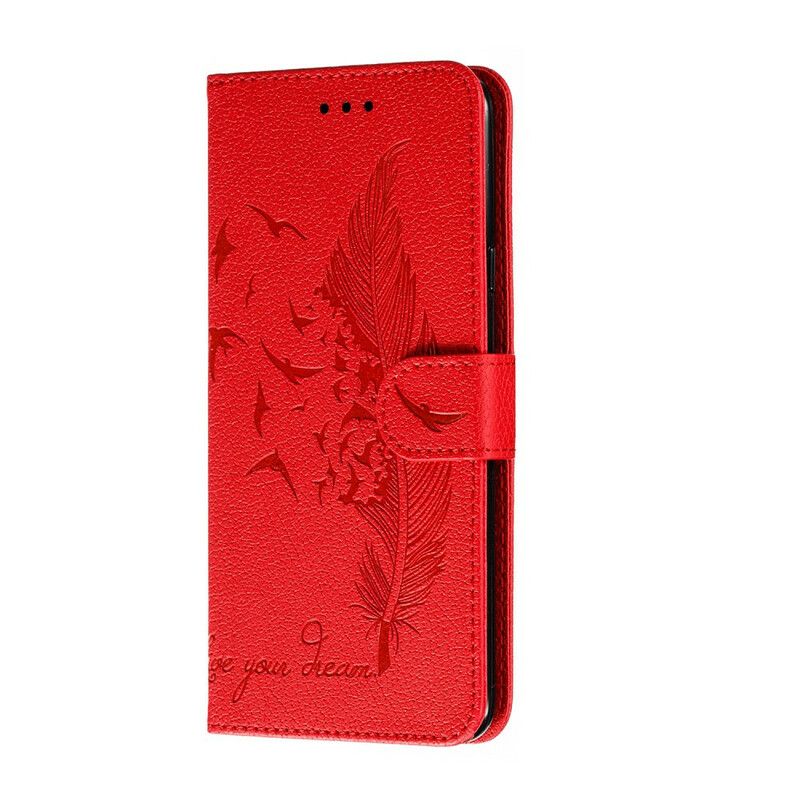 Kožené Puzdro Samsung Galaxy A20s Umelá Koža Ži Svoj Sen