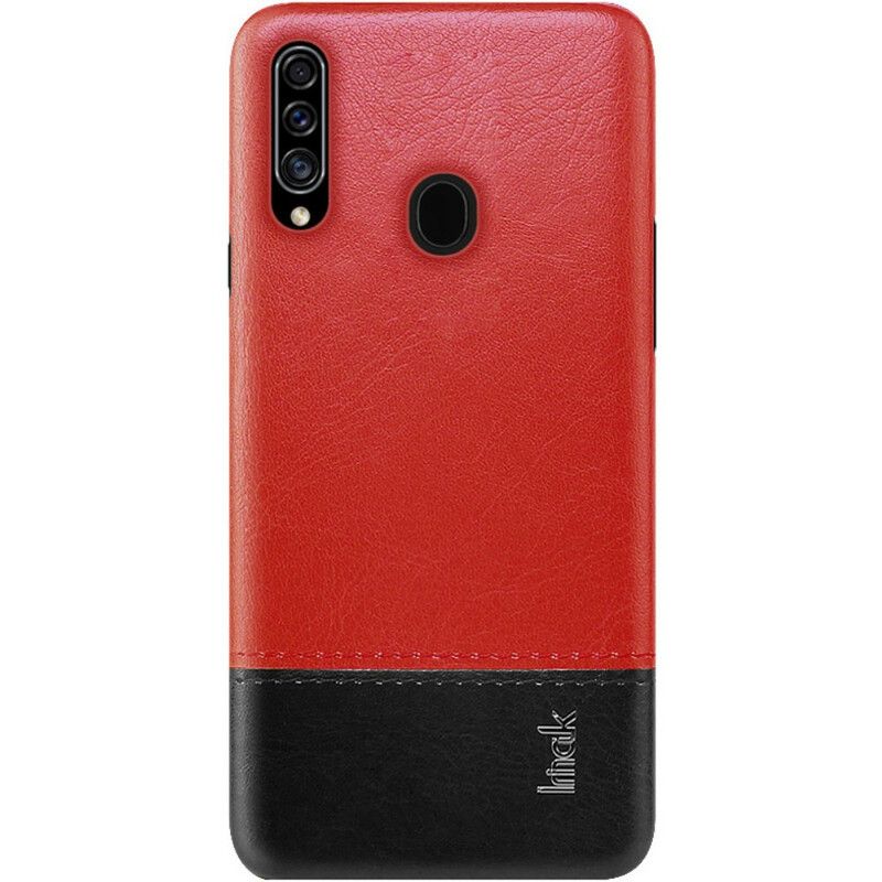 Kryt Samsung Galaxy A20s Kožený Efekt Série Imak Ruiyi