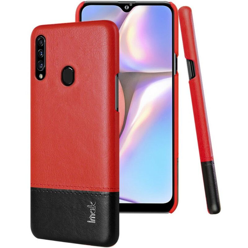 Kryt Samsung Galaxy A20s Kožený Efekt Série Imak Ruiyi