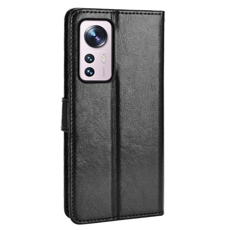 Flipové Puzdro Xiaomi 12 Pro Krikľavá Umelá Koža
