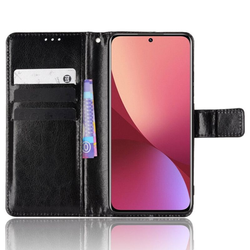 Flipové Puzdro Xiaomi 12 Pro Krikľavá Umelá Koža