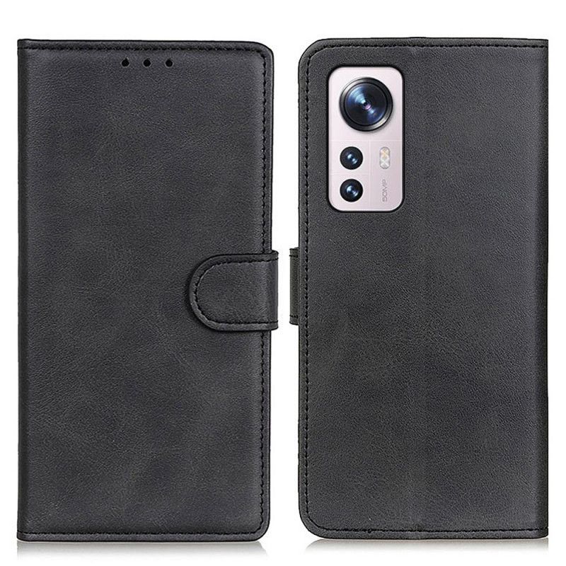 Kožené Puzdro Xiaomi 12 Pro Efekt Retro Matnej Kože