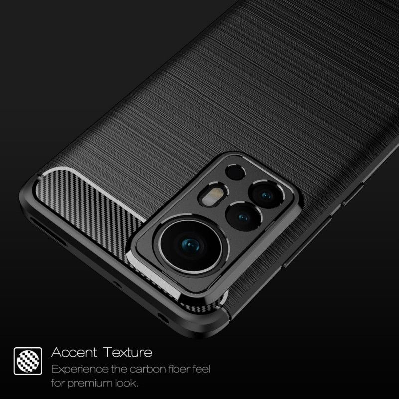 Kryt Xiaomi 12 Pro Kartáčované Uhlíkové Vlákno
