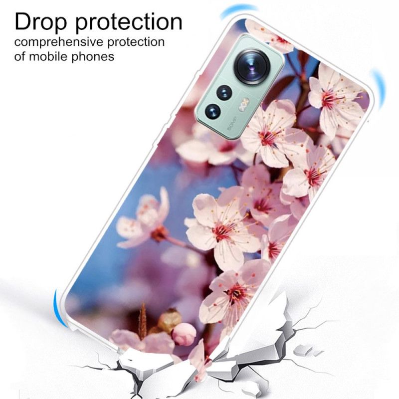 Kryt Xiaomi 12 Pro Kvetinový Silikón