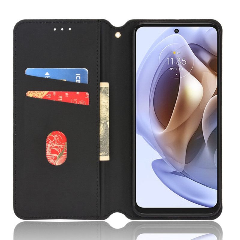 Flipové Puzdro Moto G41 / G31 Kožené Puzdro Efekt Diamantovej Kože