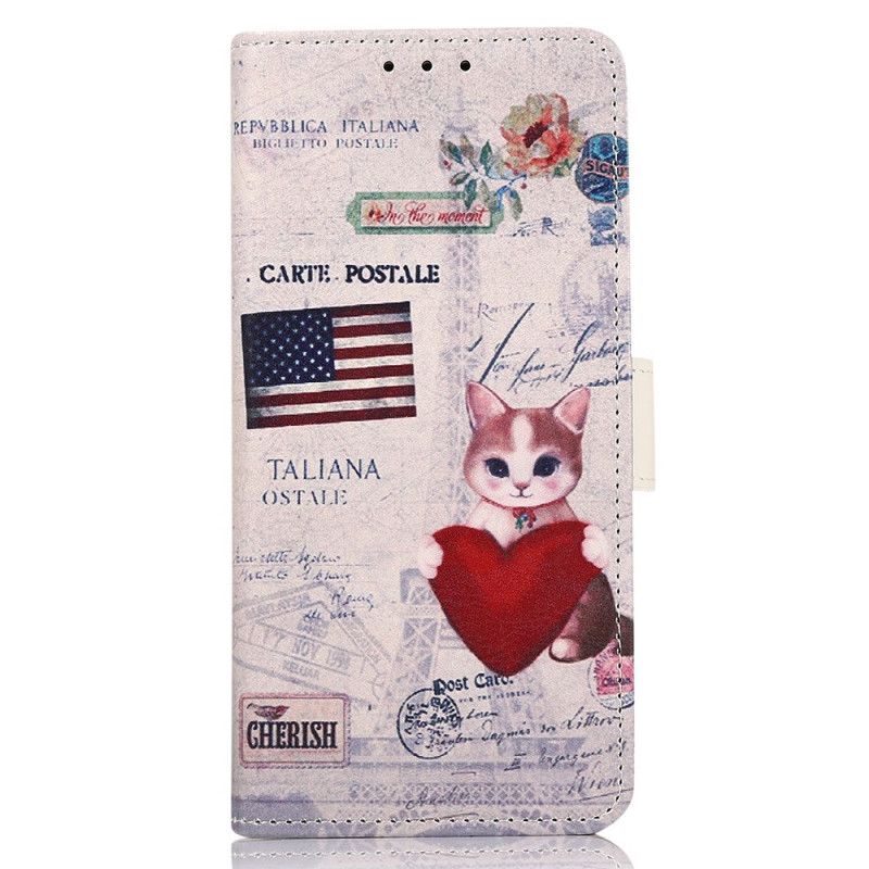 Kožené Puzdro Moto G41 / G31 Cestovateľ Cat