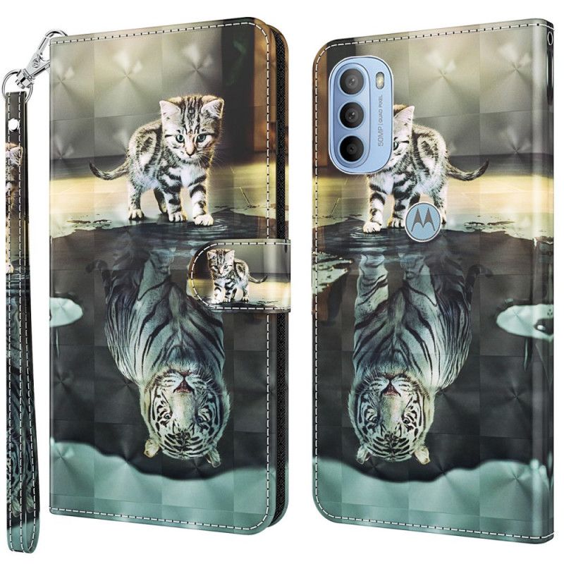 Kožené Puzdro Moto G41 / G31 Ernest Tiger