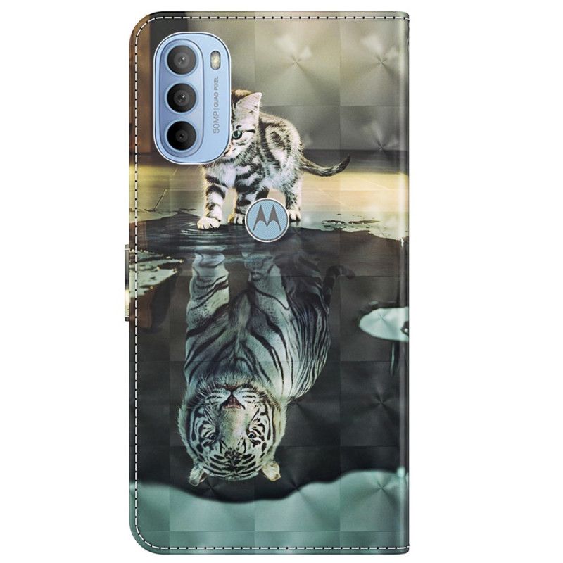 Kožené Puzdro Moto G41 / G31 Ernest Tiger