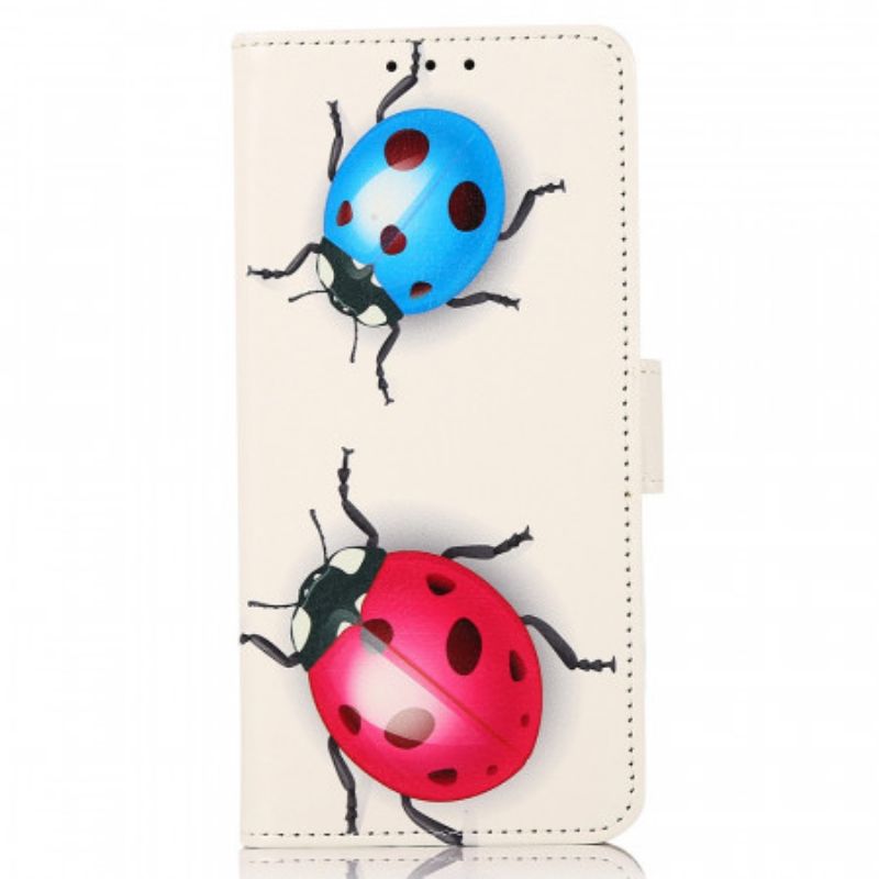 Peňaženkový Kryt Moto G41 / G31 Lienky