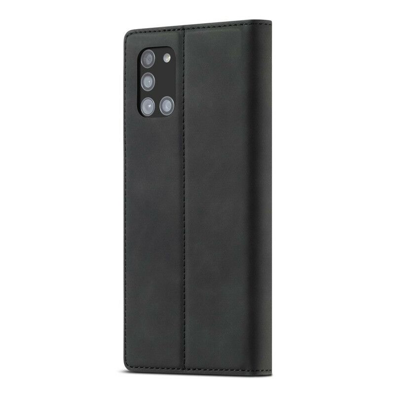 Flipové Puzdro Samsung Galaxy A51 Kožené Puzdro Kožený Efekt Lc.imeeke