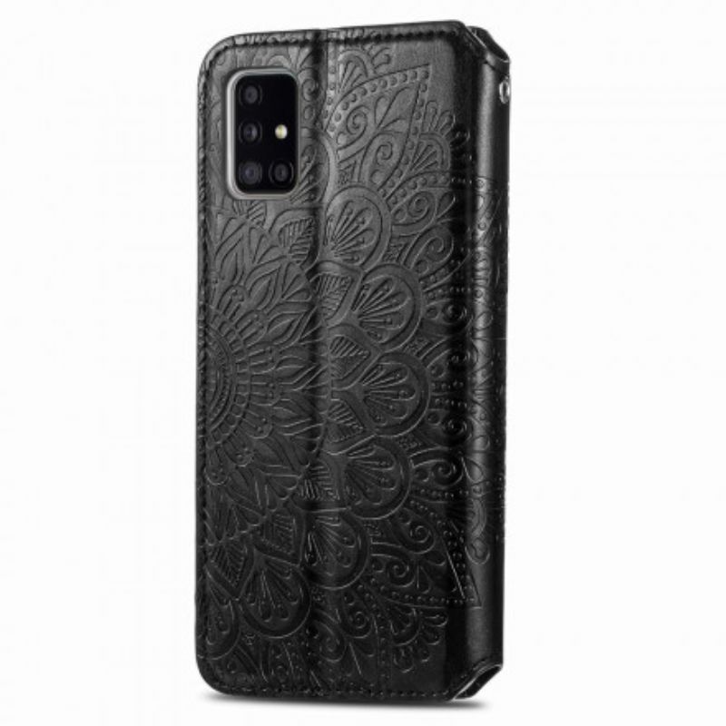 Flipové Puzdro Samsung Galaxy A51 Kožené Puzdro Mandala