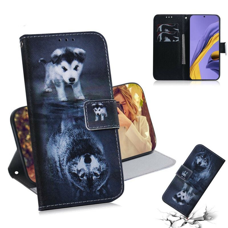 Kožené Puzdro Samsung Galaxy A51 Ernesto Vlk