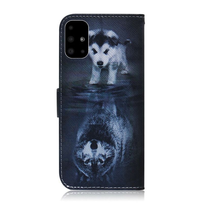 Kožené Puzdro Samsung Galaxy A51 Ernesto Vlk