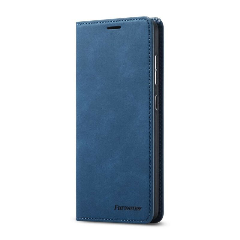 Kožené Puzdro Samsung Galaxy A51 Kožený Efekt Forwenw